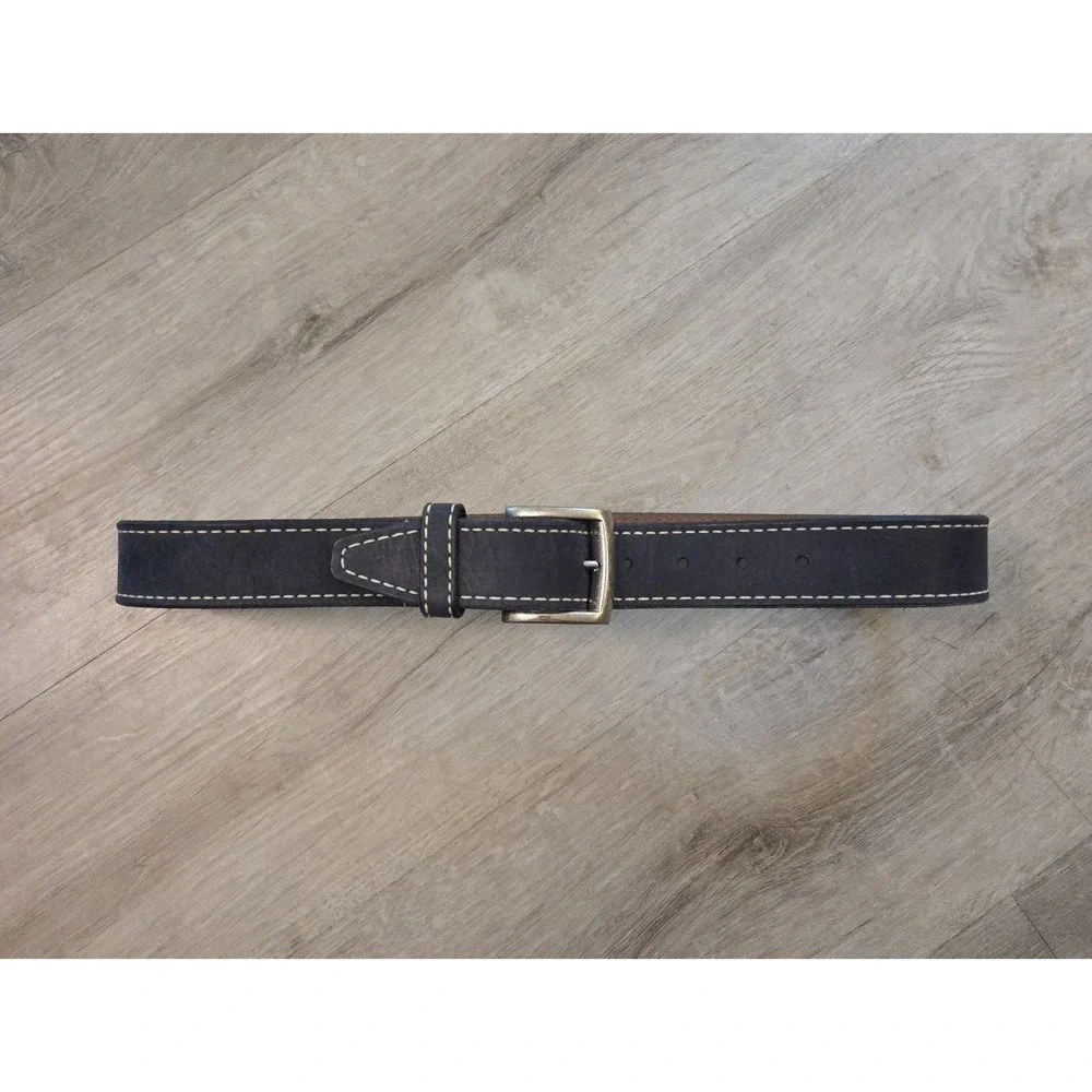 Allen Edmonds Leather Belt Mens 80 / 32 Handcrafted USA